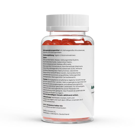 Ashwagandha + Vitamin B6 Gummies - 60 pcs.