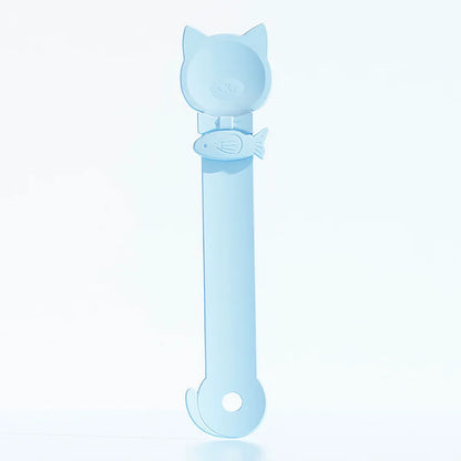 1/3PCS Cat Strip Feeder Spoon Long Handle Lickable Wet Food Feeder for Cats Pet Meat Mud Food Squeeze Dispense Spoon Pet Supplie