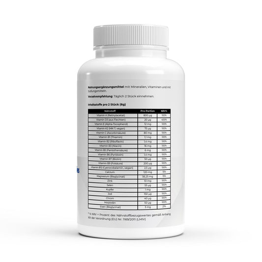 Premium Multivitamin + Mineral Gummies - 60 pcs.